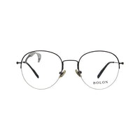 Bolon Silver Metal Round Eyeglasses BJ7087/B11