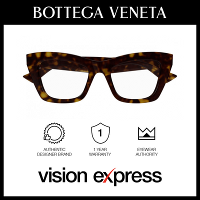 Bottega Veneta Women's Black Bio-Acetate Cat Eye Eyeglasses BV1215O00150 - Vision Express Optical Philippines