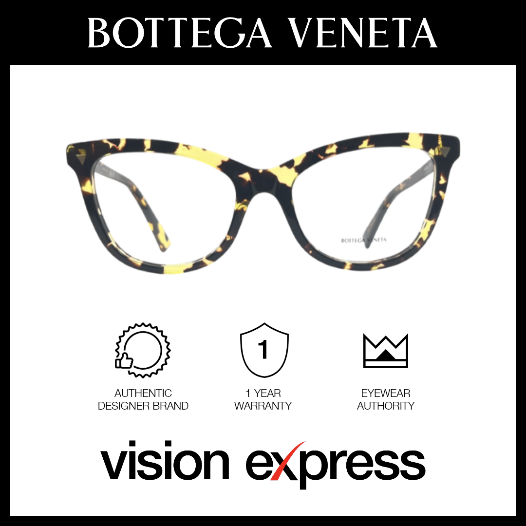 Bottega Veneta Women's Brown Bio-Acetate Cat Eye Eyeglasses BV1226O00754 - Vision Express Optical Philippines