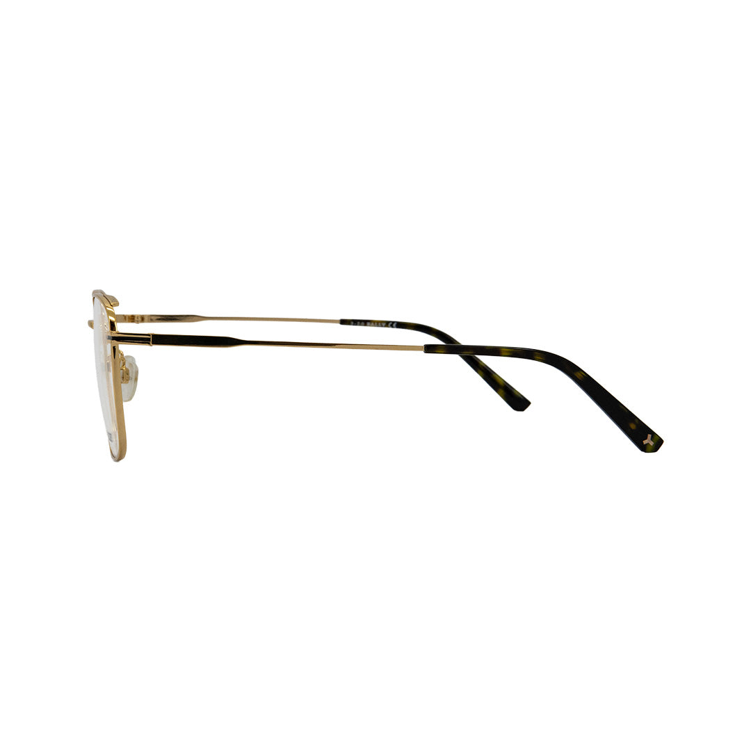Bally Gold Metal Square Eyeglasses BY5039D03054 - Vision Express Optical Philippines