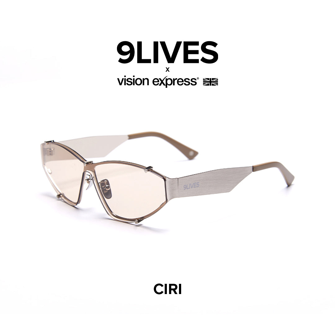 9Lives x Vision Express Ciri in Slate CIRISILVER142BRN