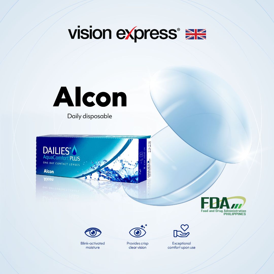 DAILIES AquaComfort Plus® 30pcs Contact Lenses - Vision Express Optical Philippines