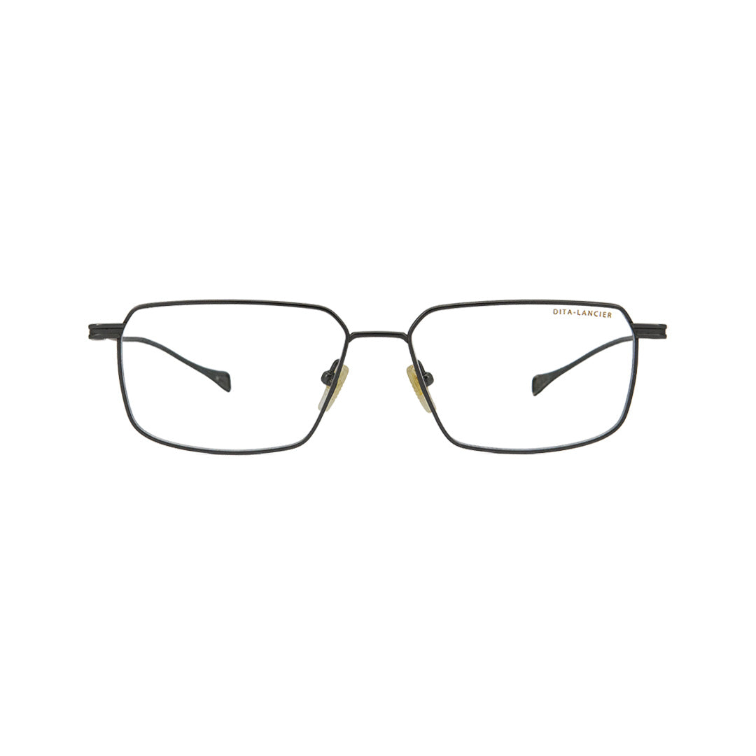 Dita Lancier Gunmetal Titanium Square Eyeglasses DRLSA1140355