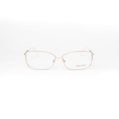 Tom Ford Women's Gold Metal Rectangle Eyeglasses TF 5191/028