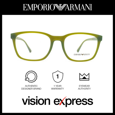 Emporio Armani Men's Grey Plastic Square Eyeglasses EA3141/5725 - Vision Express Optical Philippines