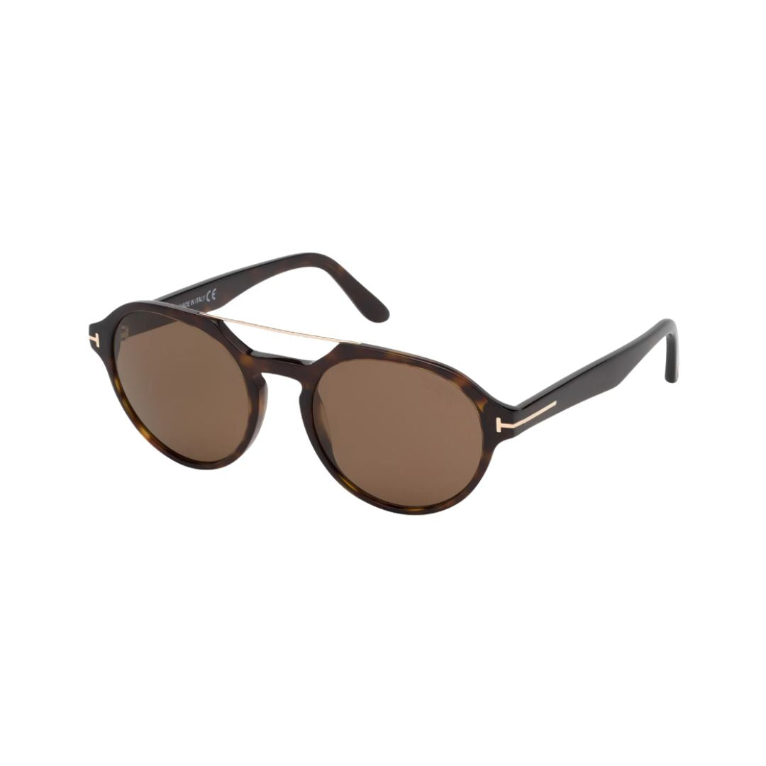 Tom Ford Tortoise Round Sunglasses FT0696F52H55 - Vision Express Optical Philippines