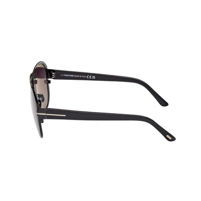 Tom Ford Black Metal Aviator Sunglasses FT107201B64 - Vision Express Optical Philippines