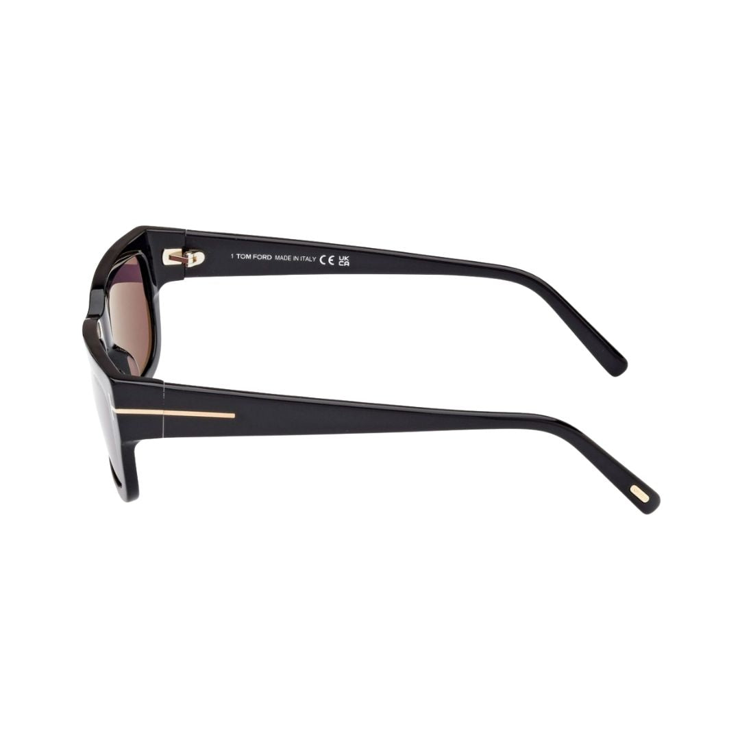 Tom Ford Black Acetate Rectangle Sunglasses FT107501A54 - Vision Express Optical Philippines