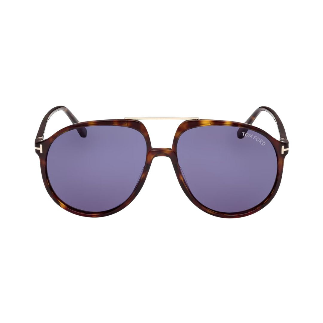 Tom Ford Havana Acetate Aviator Sunglasses FT107952V58 - Vision Express Optical Philippines