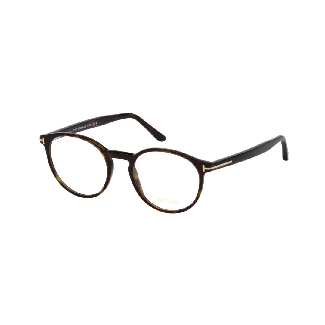 Tom Ford Tortoise Brown Acetate Round Eyeglasses FT552405249 - Vision Express Optical Philippines