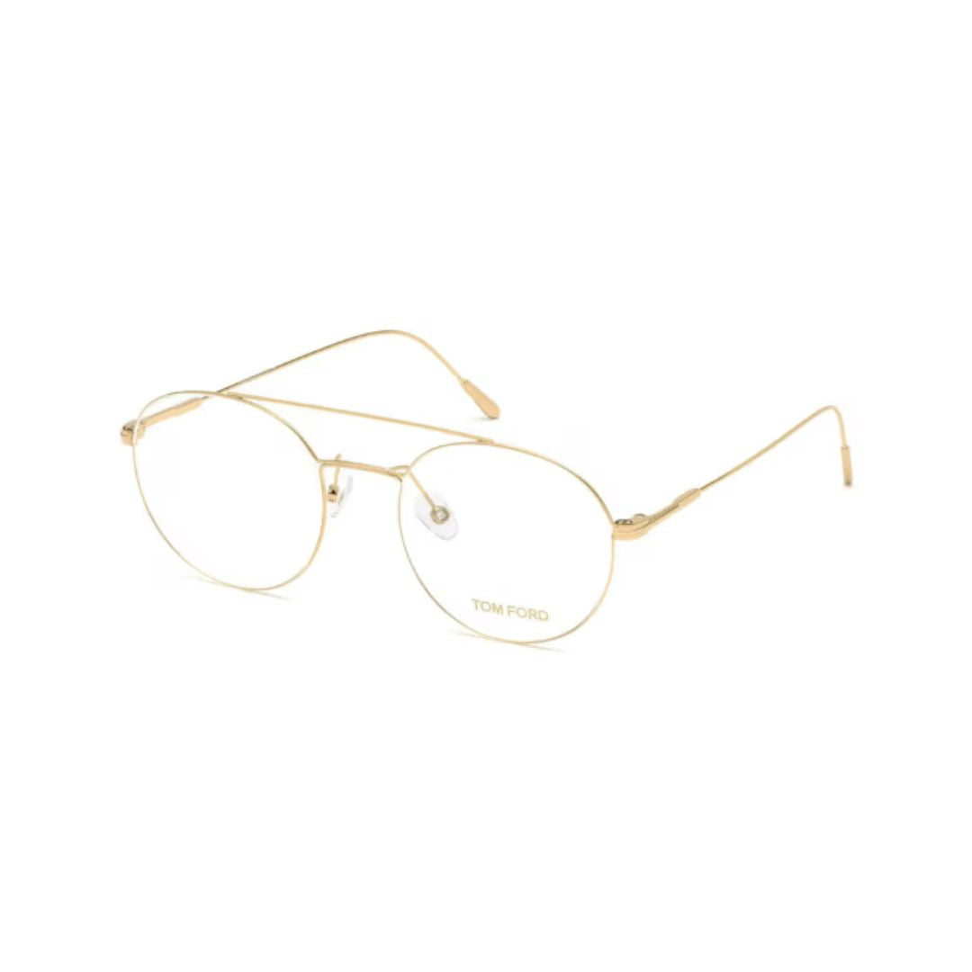 Tom Ford Gold Metal Aviator Eyeglasses FT560303052 - Vision Express Optical Philippines