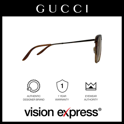 Gucci Men's Brown Acetate Square Eyeglasses GG0673S00656 - Vision Express Optical Philippines
