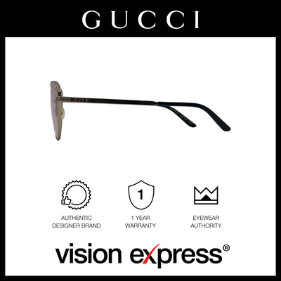 Gucci Women's Gold Metal Cat Eye Eyeglasses GG0803S00558 - Vision Express Optical Philippines