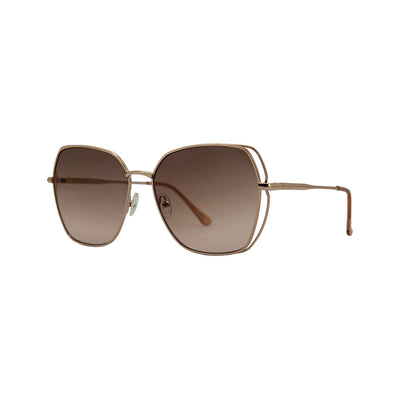 Guess Rose Gold Metal Square Sunglasses GU041928F58 - Vision Express Optical Philippines