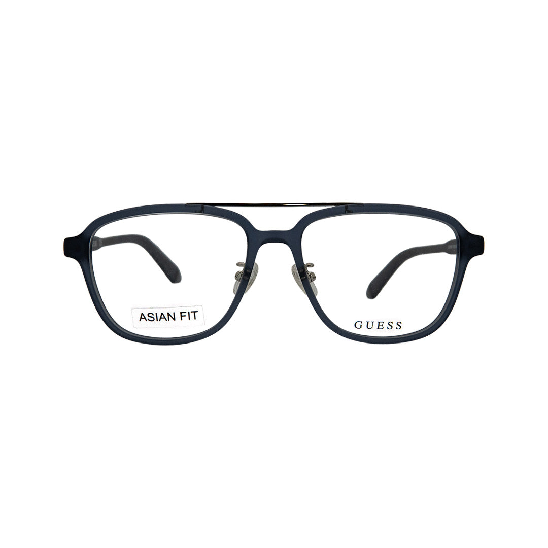 Guess Blue Plastic Square Eyeglasses GU1975F/091