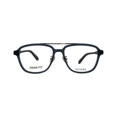 Guess Blue Plastic Square Eyeglasses GU1975F/091