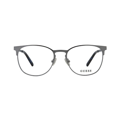 Guess Grey Metal Round Eyeglasses GU1976/007