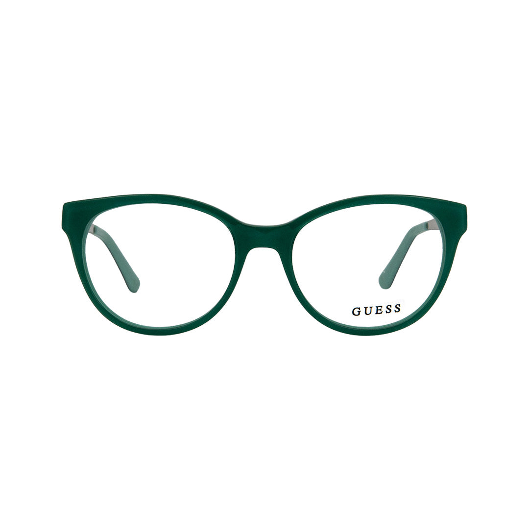 Guess Green Plastic Oval Eyeglasses GU2539/093