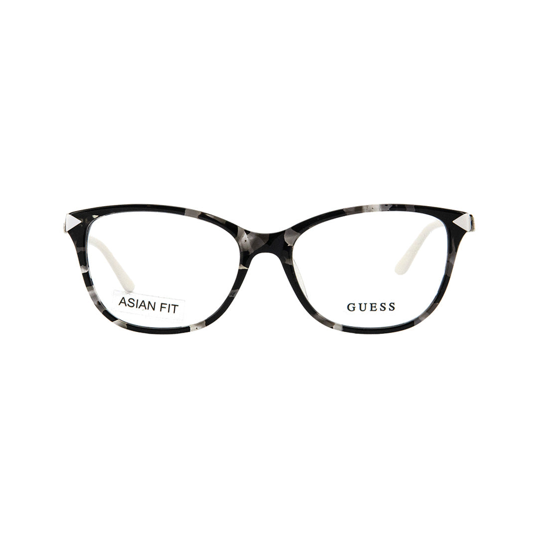 Guess Black Plastic Square Eyeglasses GU2673F/001