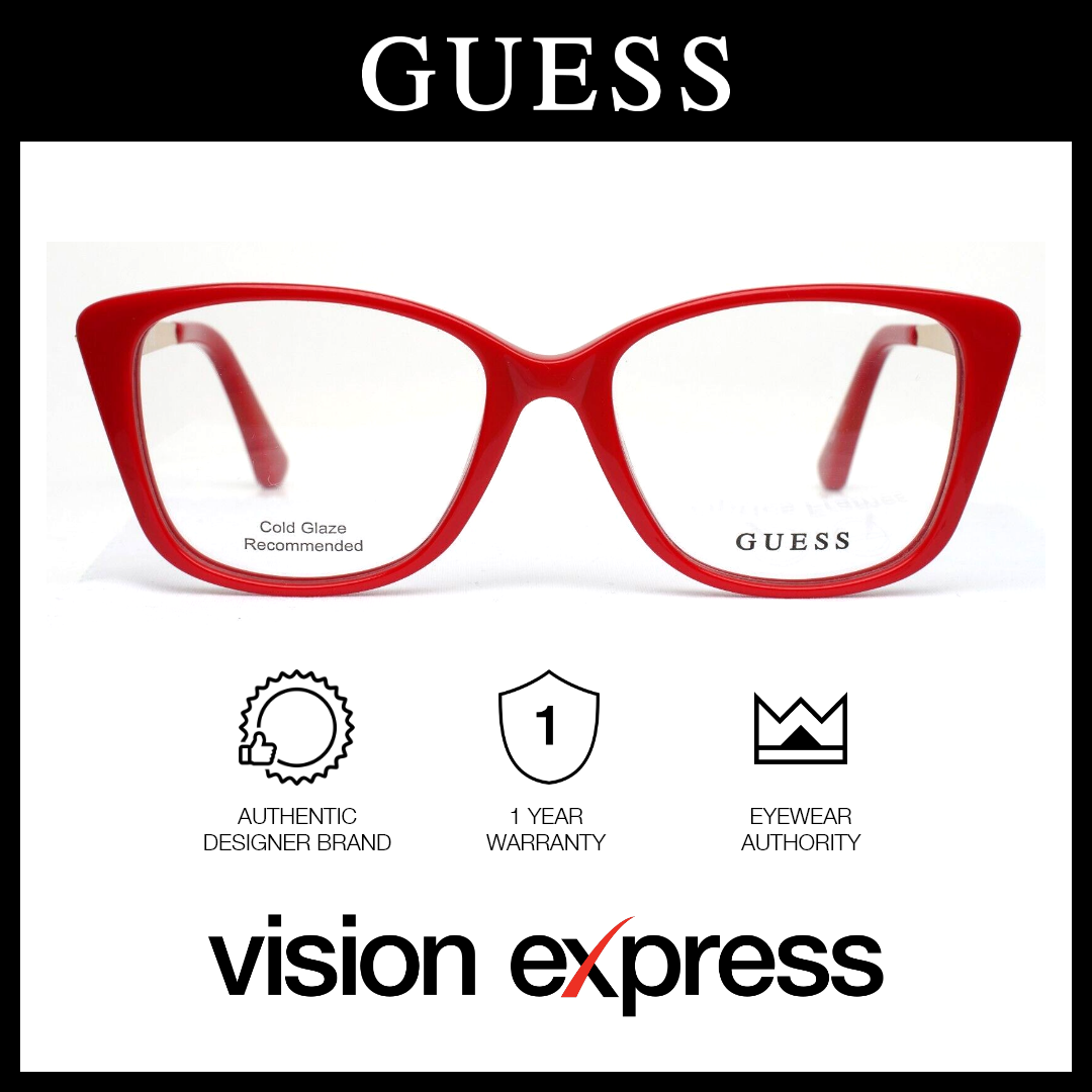 Guess Women's Red Acetate Eyeglasses GU2720/066 - Vision Express Optical Philippines