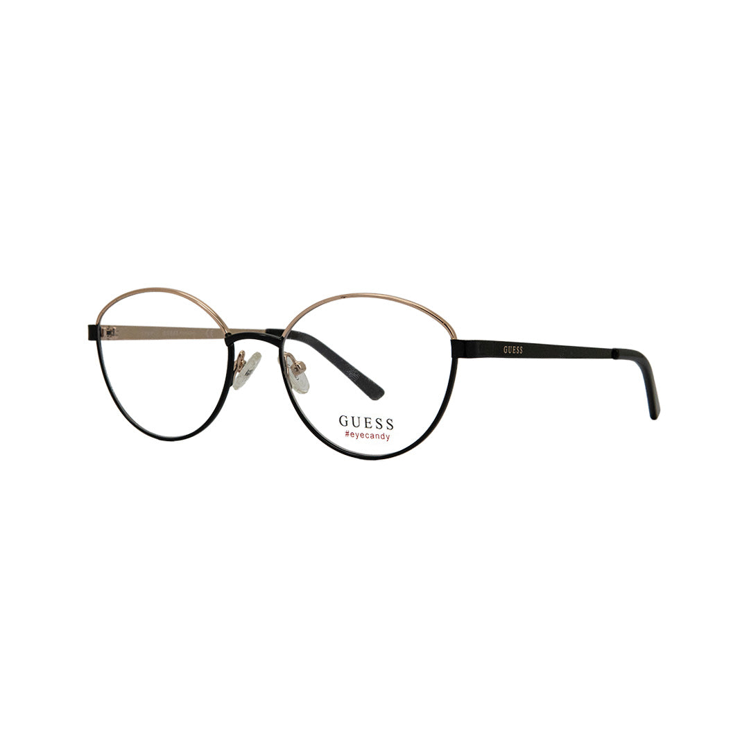 Guess Pink Metal Oval Eyeglasses GU3043/028 - Vision Express Optical Philippines
