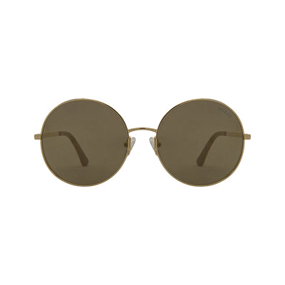 Guess Gold Metal Round Sunglasses GU7606/32G