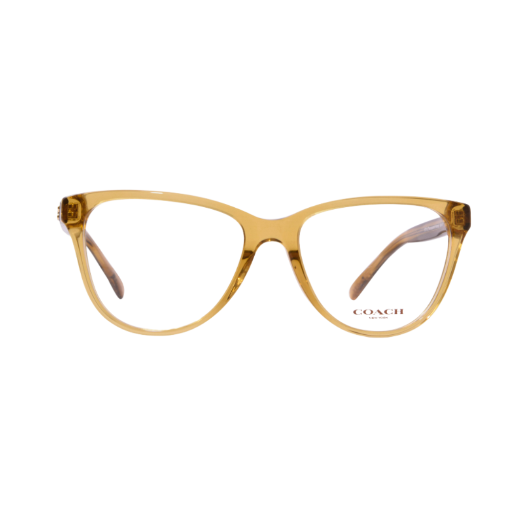 Coach Women's Brown Acetate Round Eyeglasses HC6202F571554