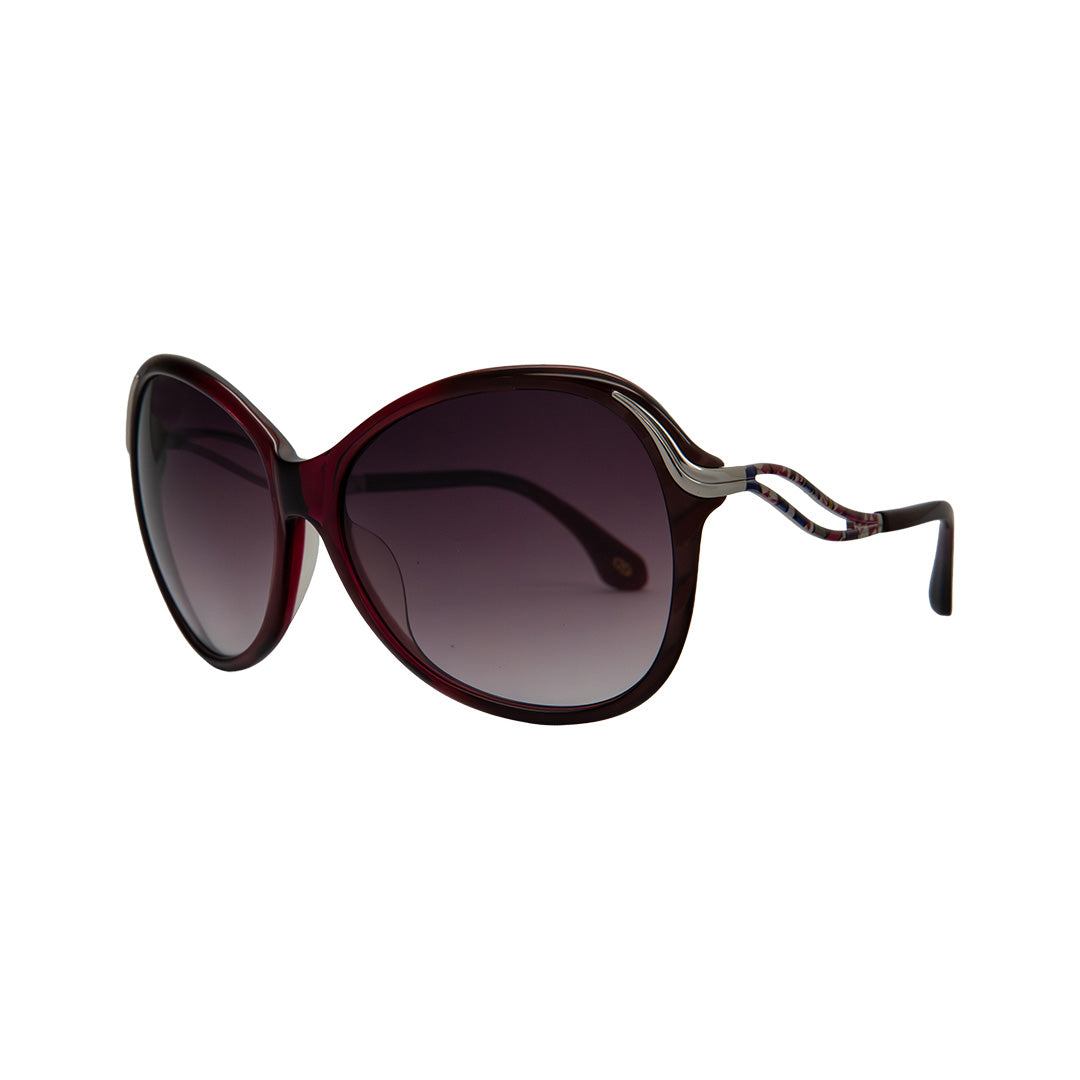 Helen Keller Red Acetate Round Sunglasses HKH1322CAN0658 - Vision Express Optical Philippines