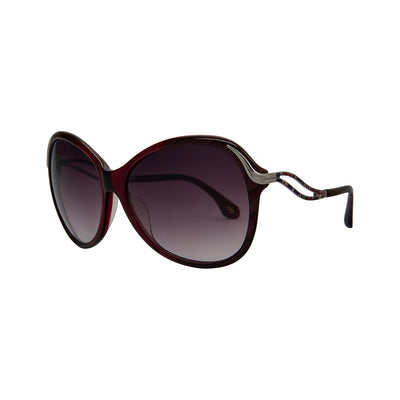 Helen Keller Red Acetate Round Sunglasses HKH1322CAN0658 - Vision Express Optical Philippines