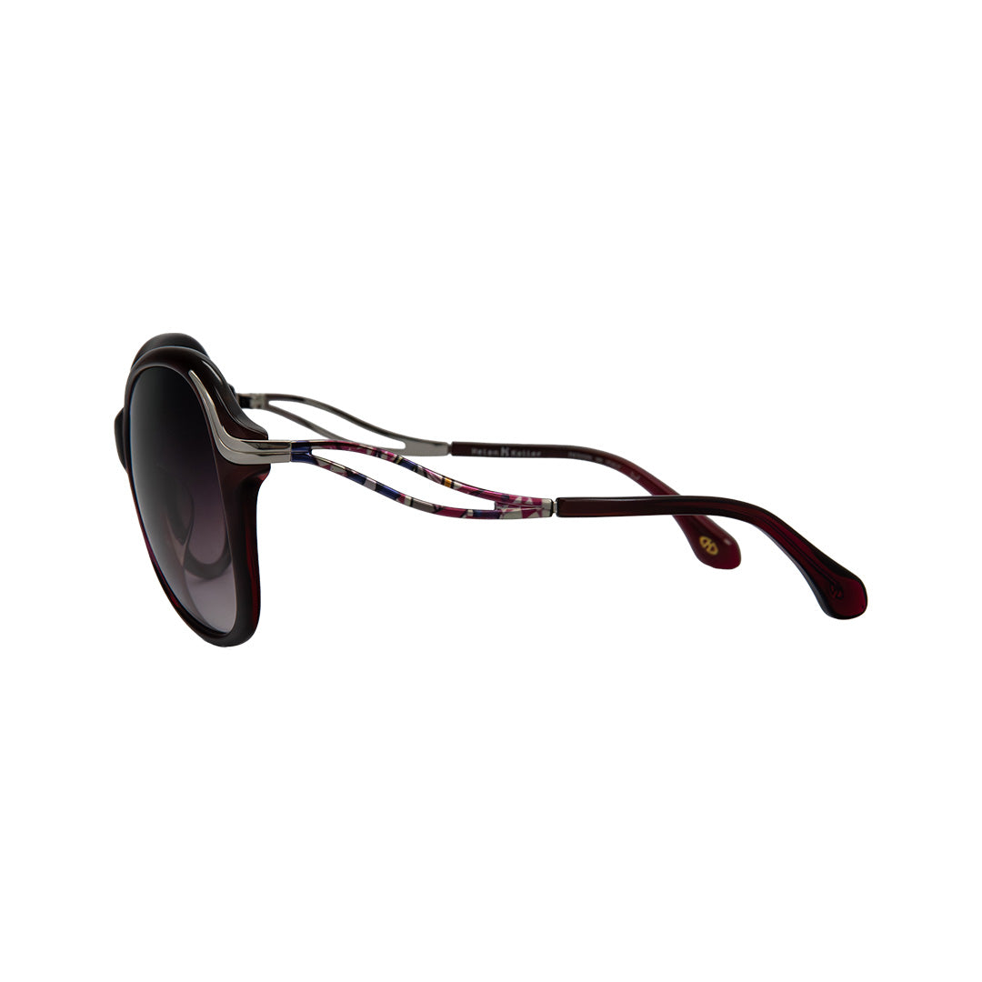 Helen Keller Red Acetate Round Sunglasses HKH1322CAN0658 - Vision Express Optical Philippines