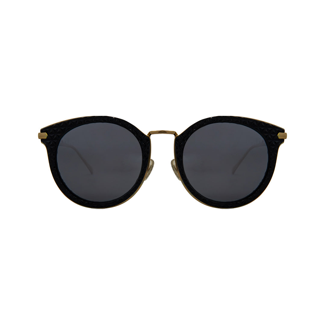 Helen Keller Black Metal Round Sunglasses HKH8628TD5152 - Vision Express Optical Philippines