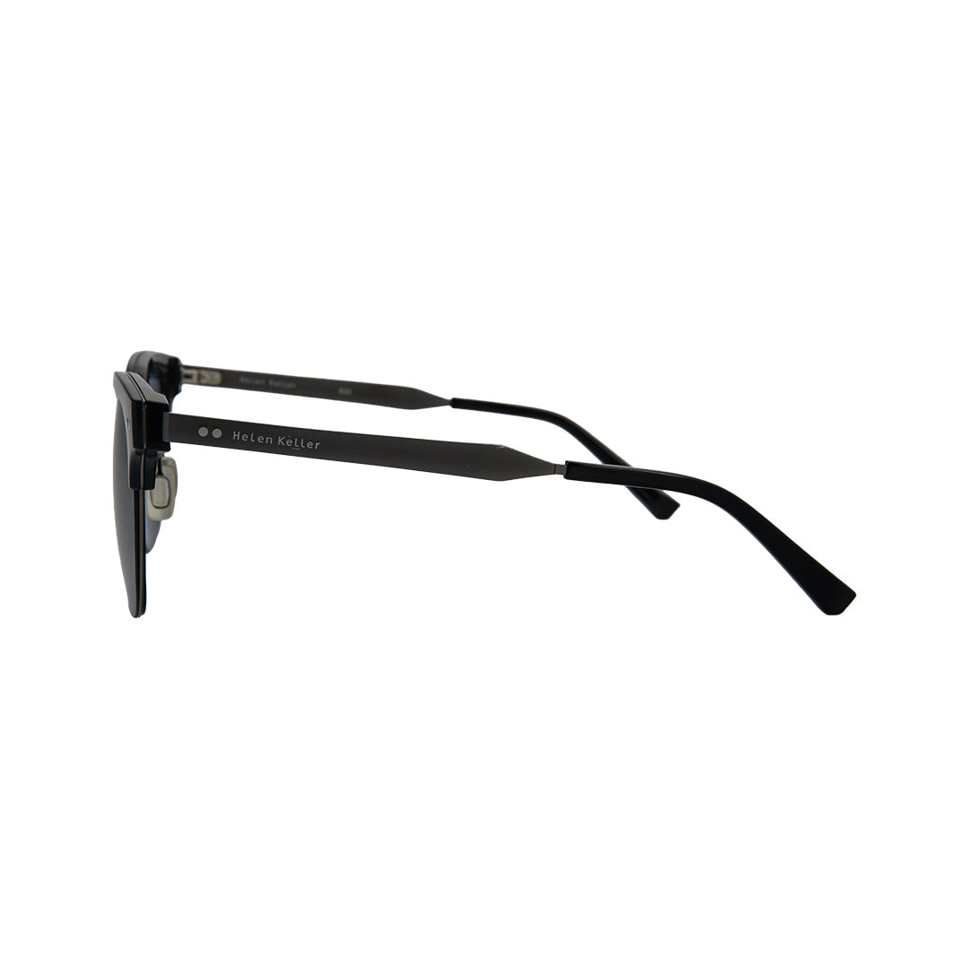 Helen Keller Black Metal Square Sunglasses HKH8658HD5154 - Vision Express Optical Philippines