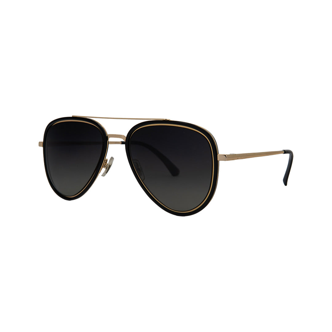 Helen Keller Black Metal Aviator Sunglasses HKH8756N21R55 - Vision Express Optical Philippines