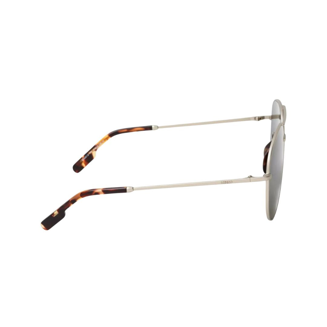Kenzo Unisex Silver Metal Aviator Sunglasses KZ40012F/19N - Vision Express Optical Philippines