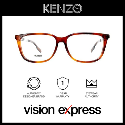 Kenzo Men's Red Plastic Square Eyeglasses KZ50005F/054 - Vision Express Optical Philippines