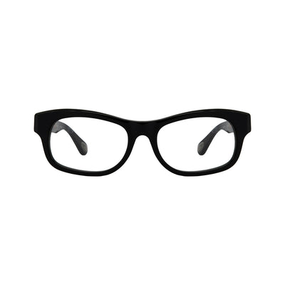 Linda Farrow Black Plastic Rectangle Eyeglasses LFAD17C156