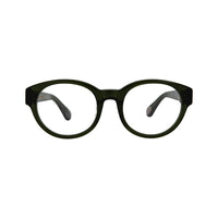 Linda Farrow Green Plastic Oval Eyeglasses LFAD18C548