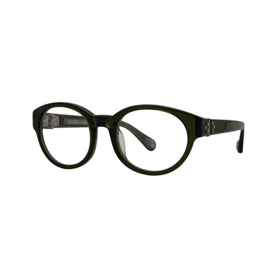 Linda Farrow Green Oval Eyeglasses LFAD18C548 - Vision Express Optical Philippines