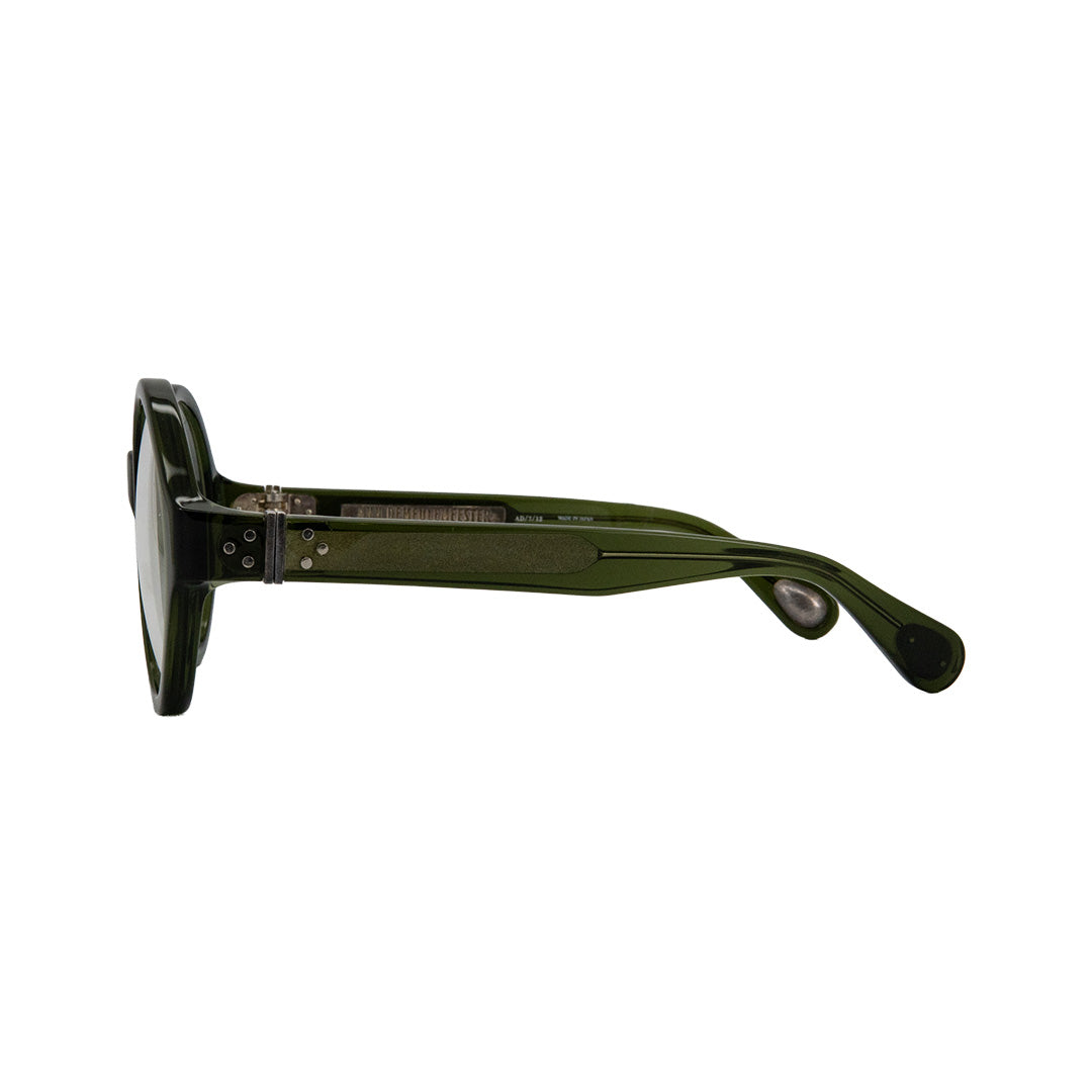 Linda Farrow Green Round Eyeglasses LFAD7C1253 - Vision Express Optical Philippines