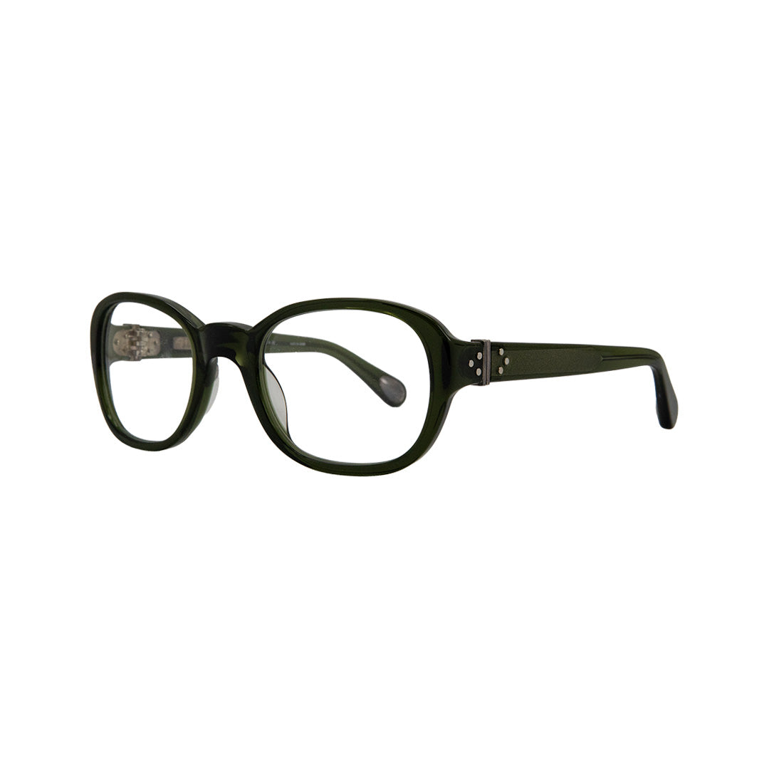 Linda Farrow Green Oval Eyeglasses LFAD8C1252 - Vision Express Optical Philippines