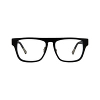 Linda Farrow Black Plastic Rectangle Eyeglasses LFKVA30C455