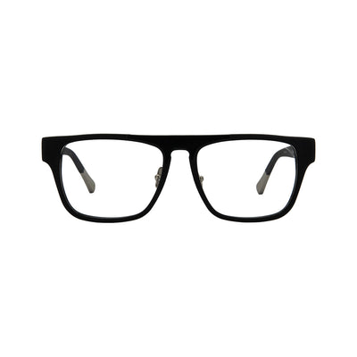 Linda Farrow Black Plastic Rectangle Eyeglasses LFKVA30C455