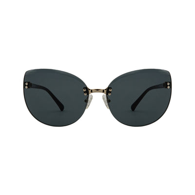 Linda Farrow Gold Metal Cat Eye Sunglasses LFL N21S15/C1/SUN