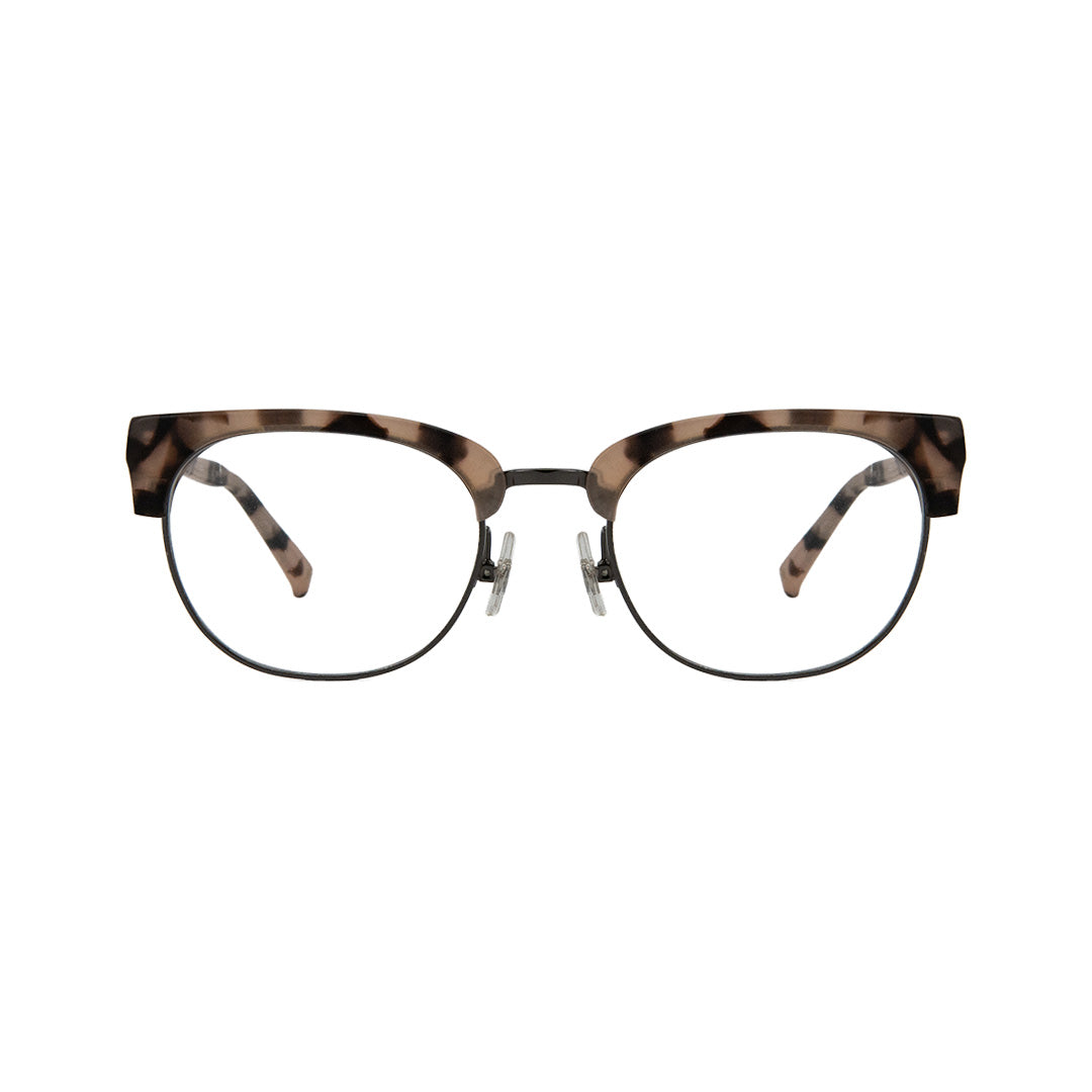 Linda Farrow Brown Metal Cat Eye Eyeglasses LFL PL29/C10/OPT