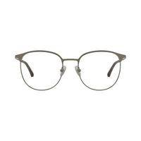 Linda Farrow Silver Metal Round Eyeglasses LFL PL62/C6/OPT