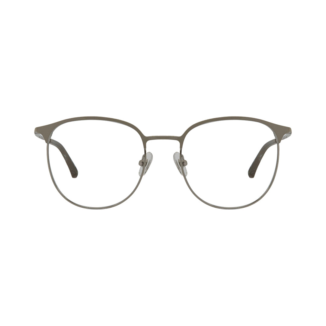 Linda Farrow Silver Metal Round Eyeglasses LFL PL62/C6/OPT