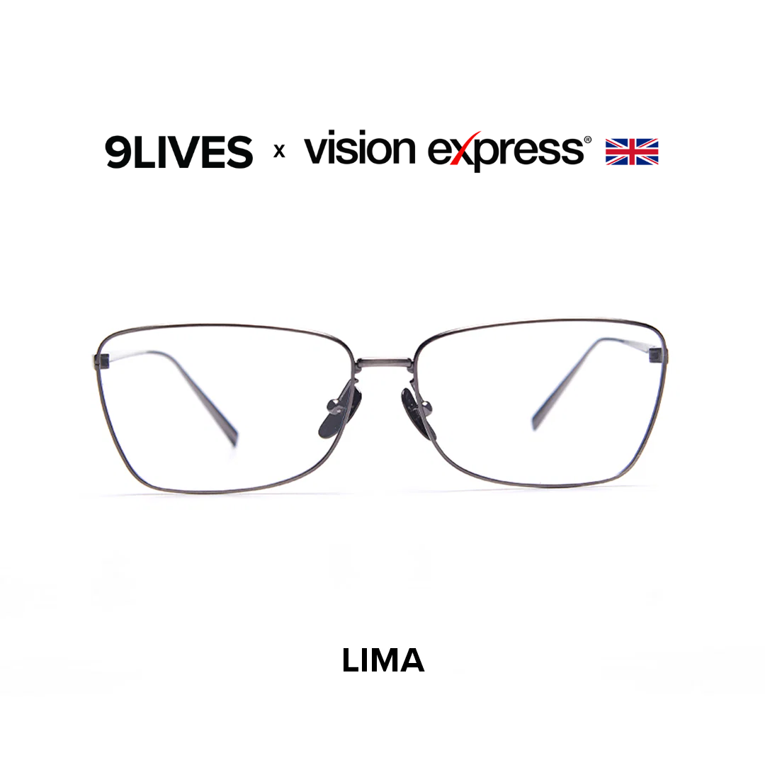 9Lives Lima in Gunmetal - Vision Express Optical Philippines