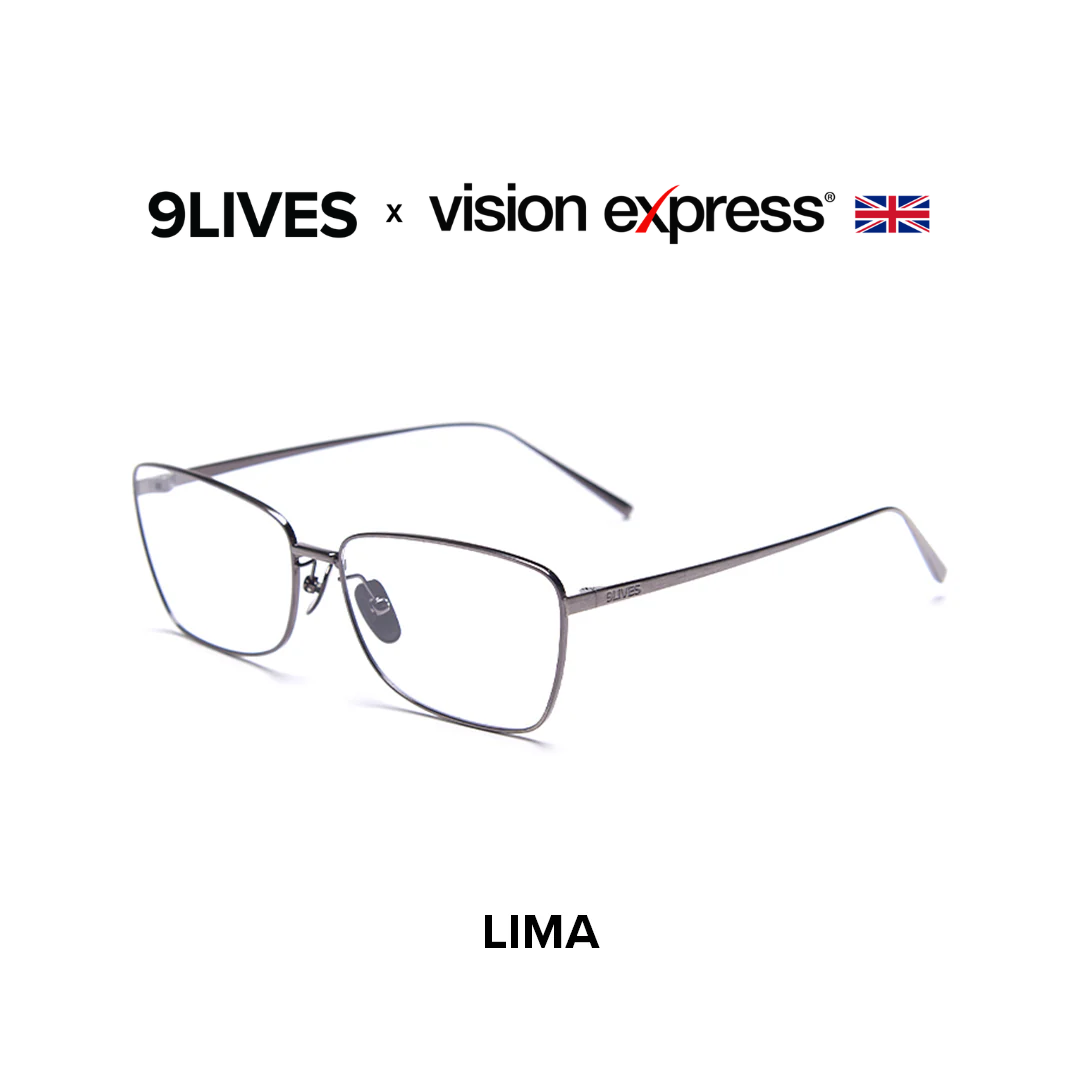 9Lives Lima in Gunmetal - Vision Express Optical Philippines