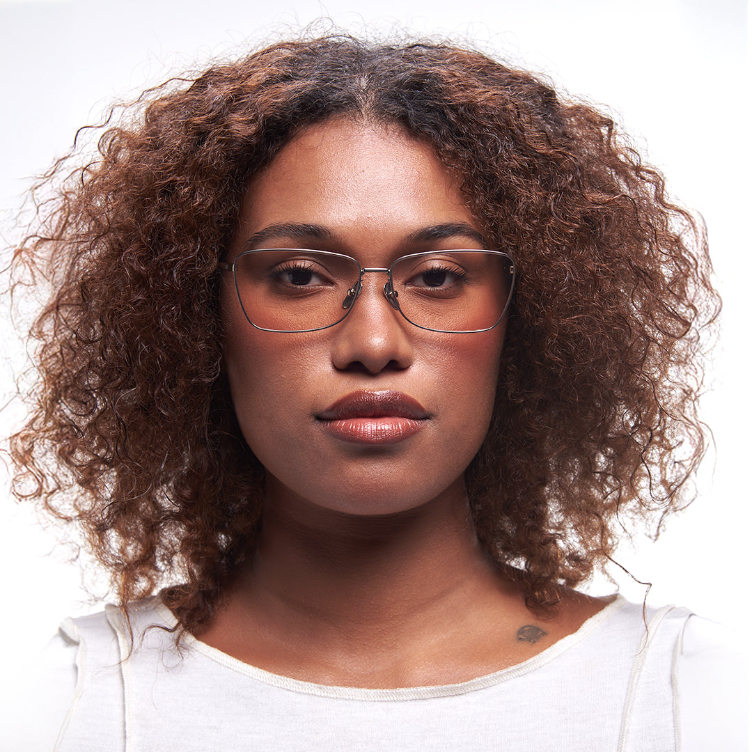 9Lives x Vision Express Lima in Silver LIMASLVR62BRN - Vision Express Optical Philippines