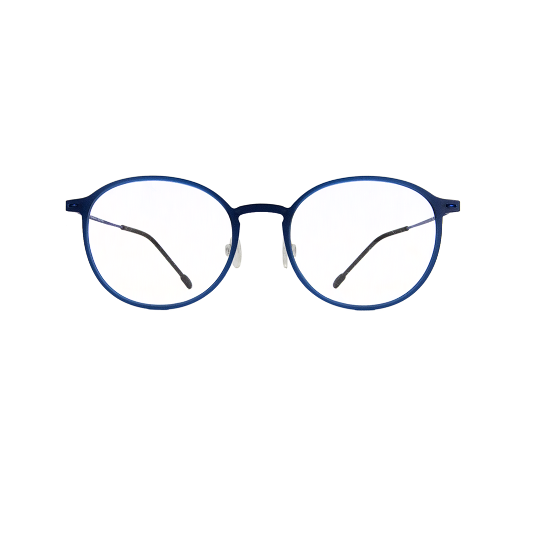 Tonysame Unisex Blue Plastic Round LPT185/BLUM - Vision Express Optical Philippines